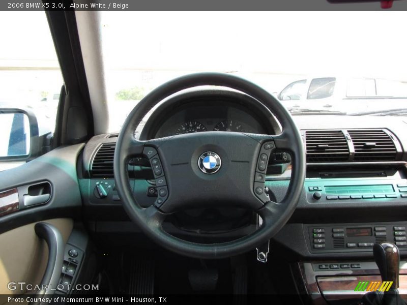 Alpine White / Beige 2006 BMW X5 3.0i