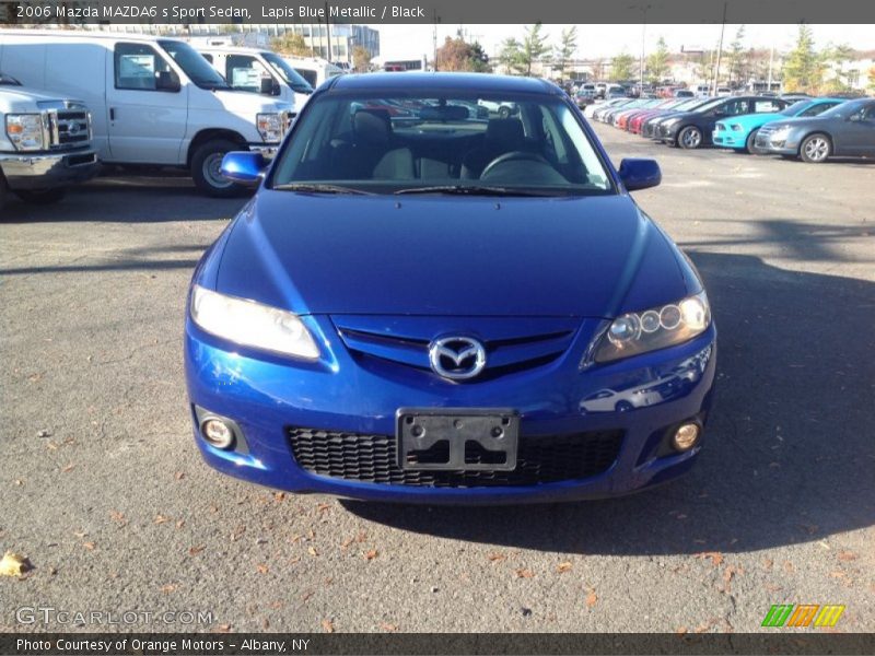 Lapis Blue Metallic / Black 2006 Mazda MAZDA6 s Sport Sedan