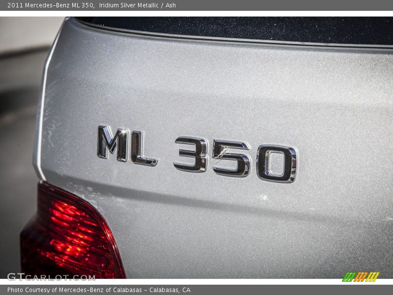 Iridium Silver Metallic / Ash 2011 Mercedes-Benz ML 350