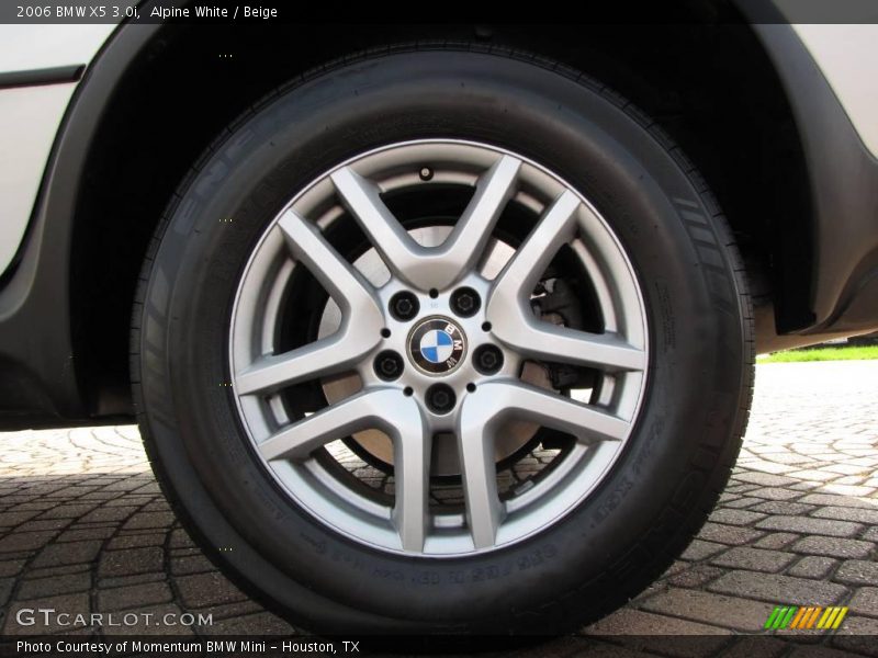 Alpine White / Beige 2006 BMW X5 3.0i