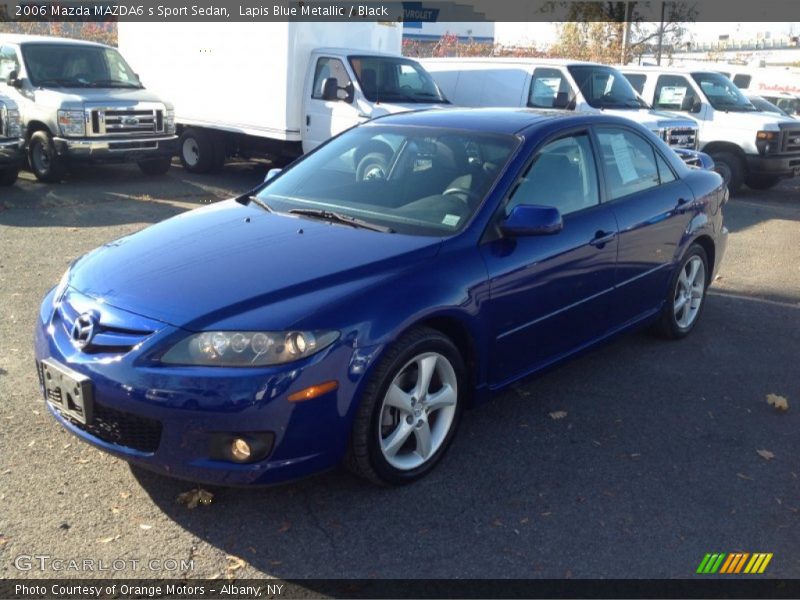 Lapis Blue Metallic / Black 2006 Mazda MAZDA6 s Sport Sedan