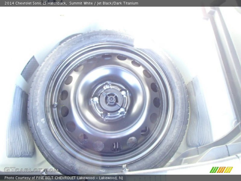 Summit White / Jet Black/Dark Titanium 2014 Chevrolet Sonic LS Hatchback