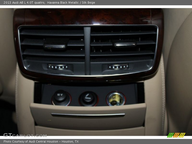 Havanna Black Metallic / Silk Beige 2013 Audi A8 L 4.0T quattro