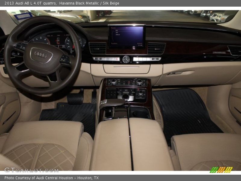 Havanna Black Metallic / Silk Beige 2013 Audi A8 L 4.0T quattro