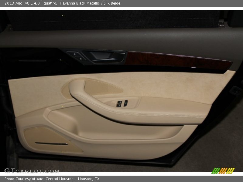 Havanna Black Metallic / Silk Beige 2013 Audi A8 L 4.0T quattro