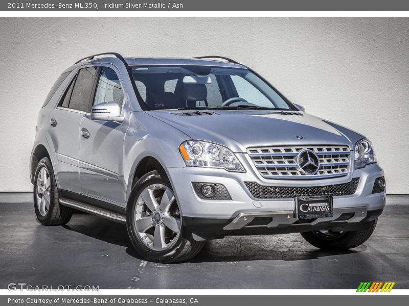 Iridium Silver Metallic / Ash 2011 Mercedes-Benz ML 350