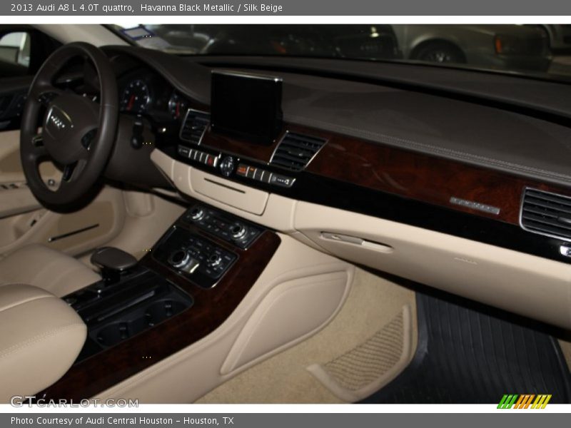 Havanna Black Metallic / Silk Beige 2013 Audi A8 L 4.0T quattro