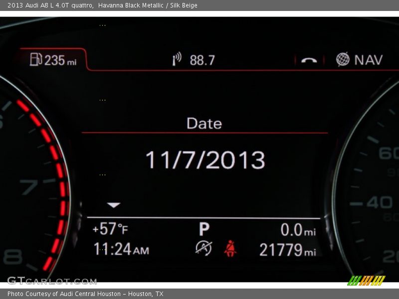 Havanna Black Metallic / Silk Beige 2013 Audi A8 L 4.0T quattro