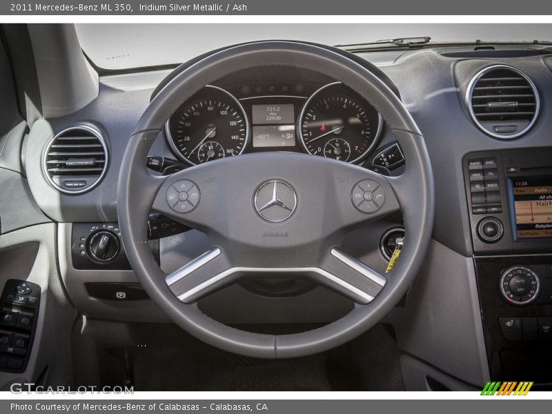 Iridium Silver Metallic / Ash 2011 Mercedes-Benz ML 350