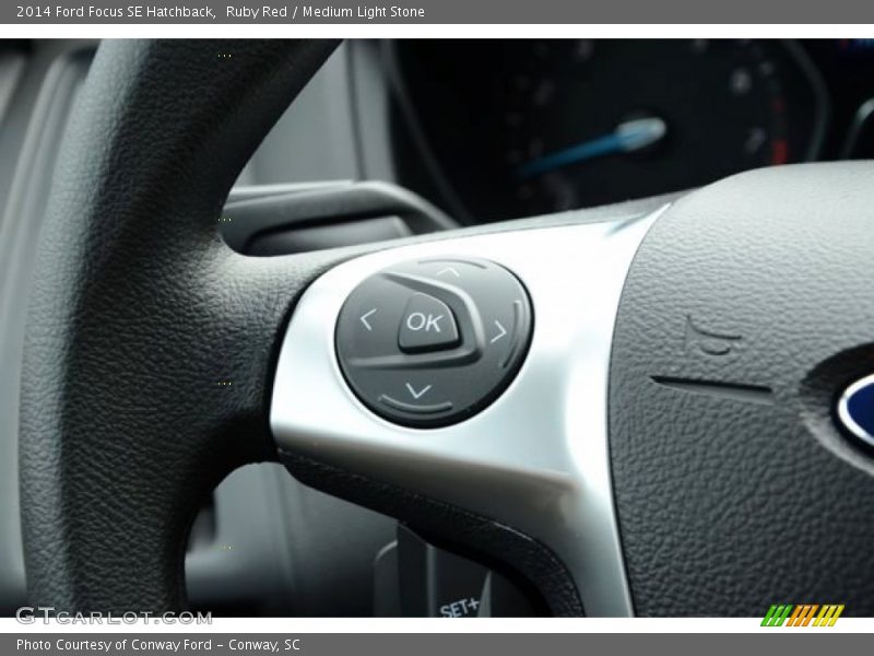 Ruby Red / Medium Light Stone 2014 Ford Focus SE Hatchback