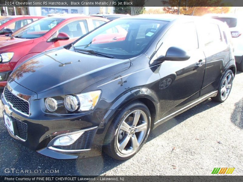 Black Granite Metallic / RS Jet Black 2014 Chevrolet Sonic RS Hatchback