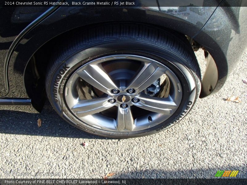 Black Granite Metallic / RS Jet Black 2014 Chevrolet Sonic RS Hatchback
