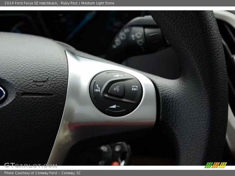 Ruby Red / Medium Light Stone 2014 Ford Focus SE Hatchback