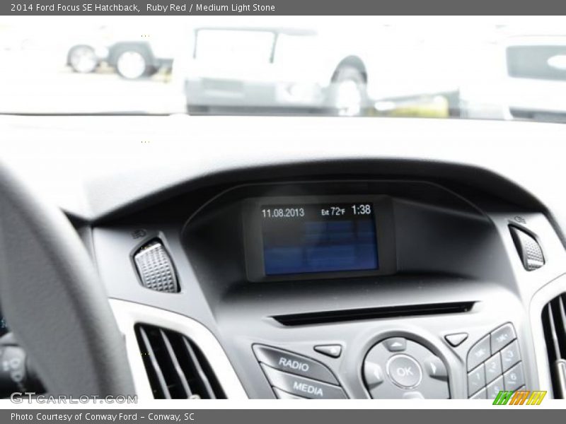 Ruby Red / Medium Light Stone 2014 Ford Focus SE Hatchback