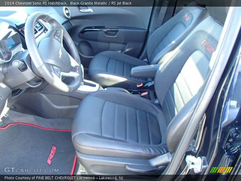 Front Seat of 2014 Sonic RS Hatchback