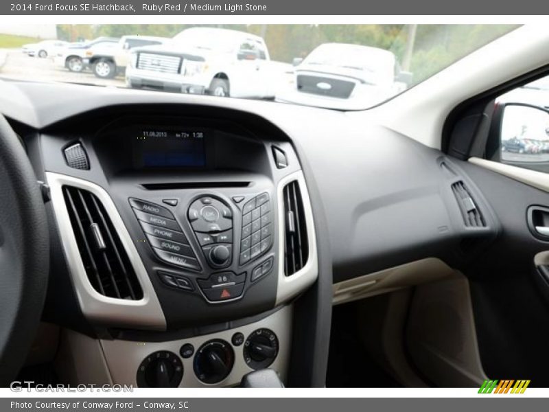 Ruby Red / Medium Light Stone 2014 Ford Focus SE Hatchback