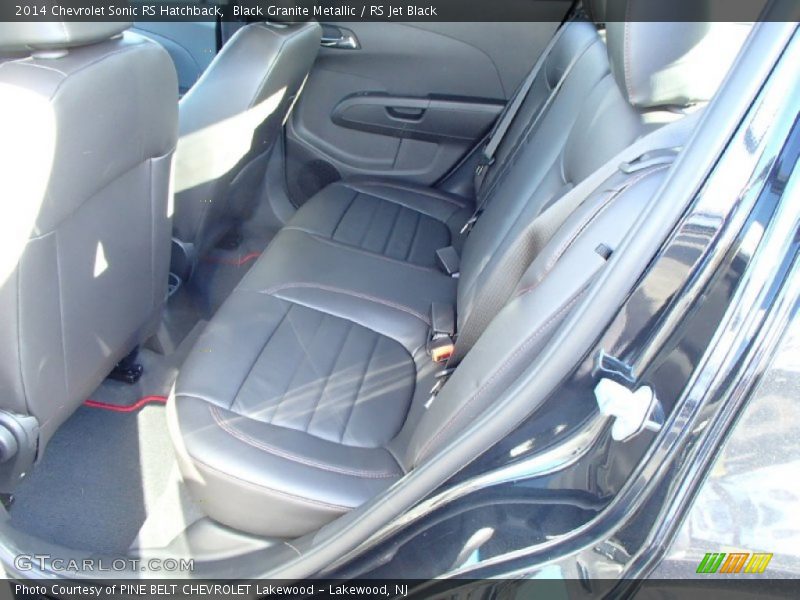 Rear Seat of 2014 Sonic RS Hatchback