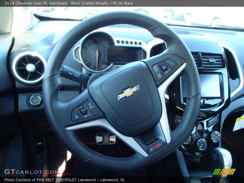Black Granite Metallic / RS Jet Black 2014 Chevrolet Sonic RS Hatchback