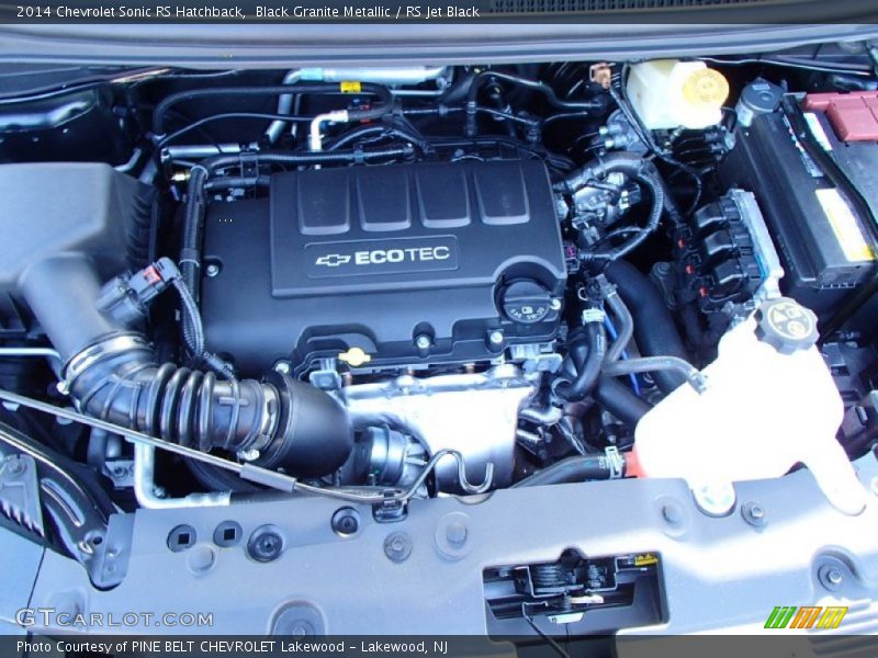 2014 Sonic RS Hatchback Engine - 1.4 Liter Turbocharged DOHC 16-Valve ECOTEC 4 Cylinder