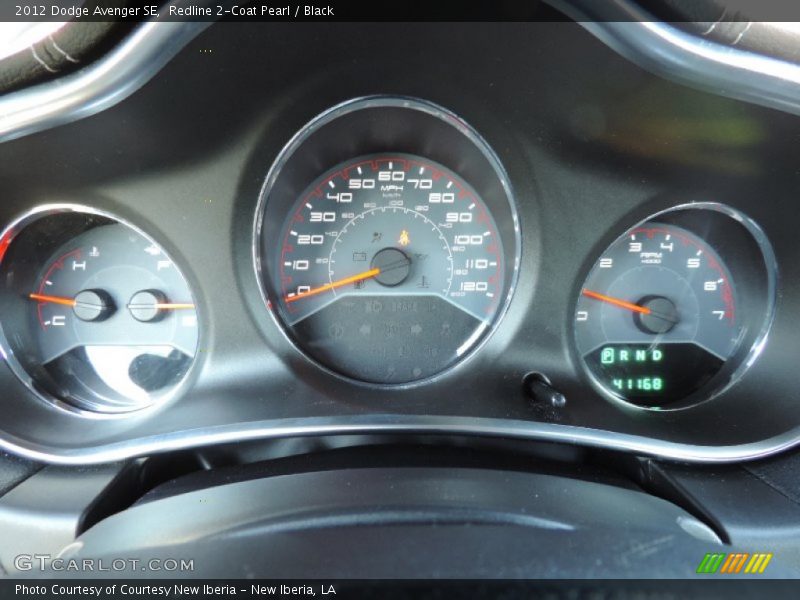 Redline 2-Coat Pearl / Black 2012 Dodge Avenger SE