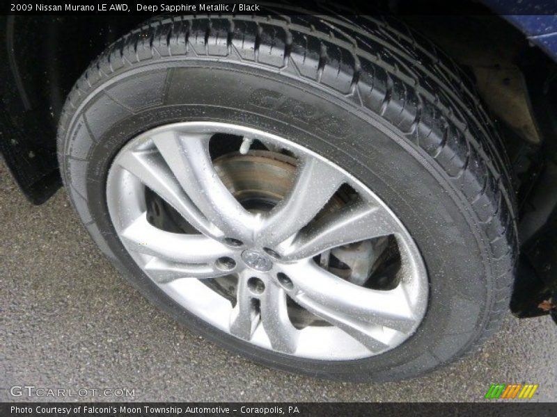 Deep Sapphire Metallic / Black 2009 Nissan Murano LE AWD
