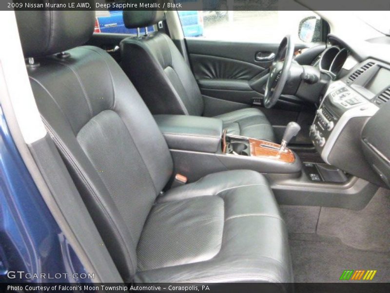 Deep Sapphire Metallic / Black 2009 Nissan Murano LE AWD