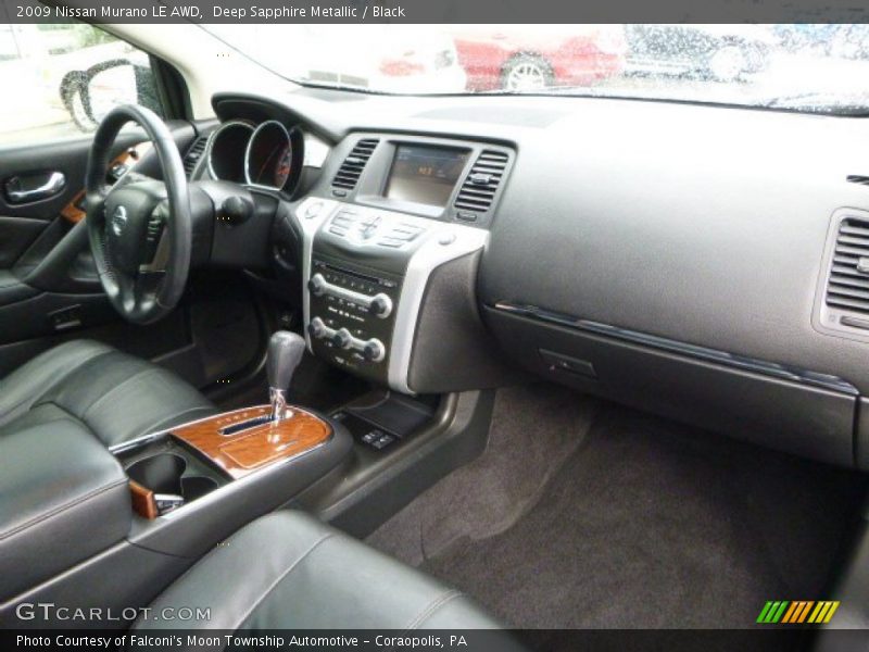 Deep Sapphire Metallic / Black 2009 Nissan Murano LE AWD