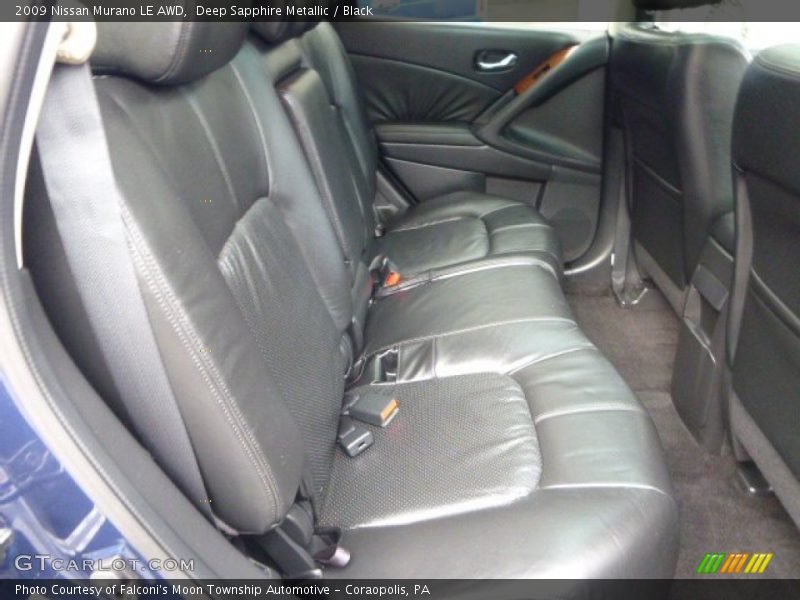 Deep Sapphire Metallic / Black 2009 Nissan Murano LE AWD