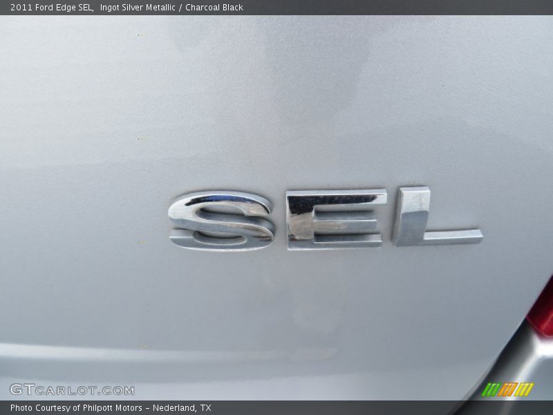 Ingot Silver Metallic / Charcoal Black 2011 Ford Edge SEL