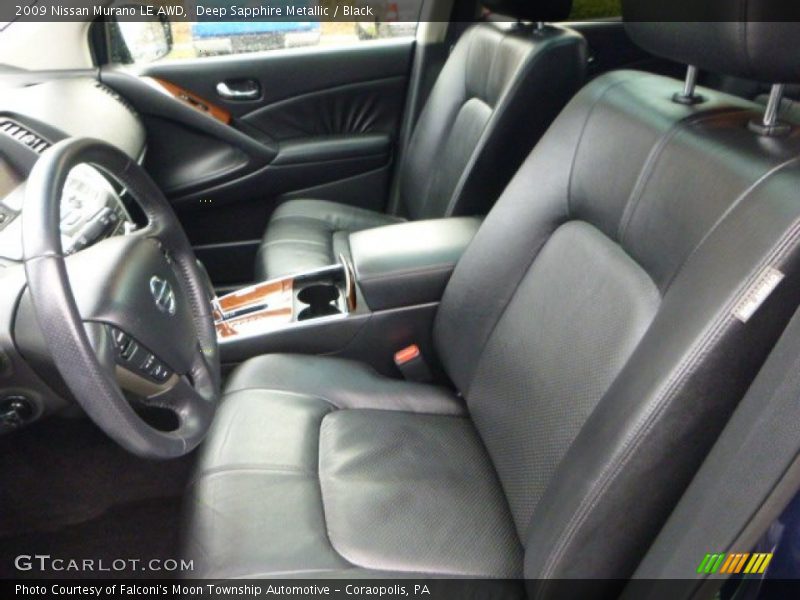 Deep Sapphire Metallic / Black 2009 Nissan Murano LE AWD