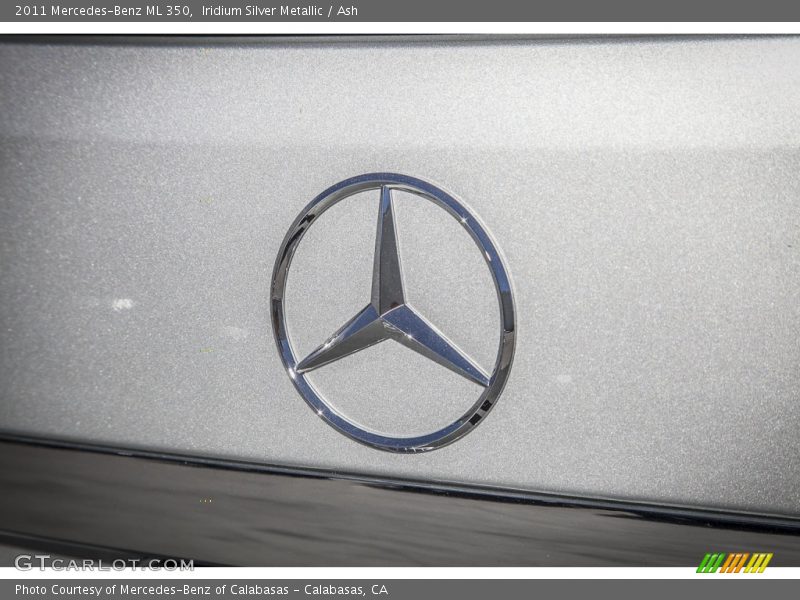 Iridium Silver Metallic / Ash 2011 Mercedes-Benz ML 350