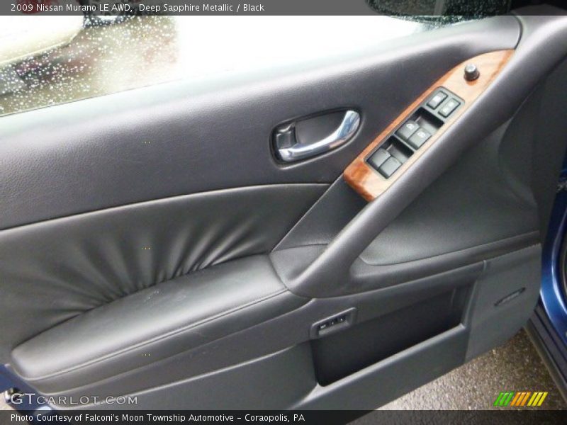Deep Sapphire Metallic / Black 2009 Nissan Murano LE AWD