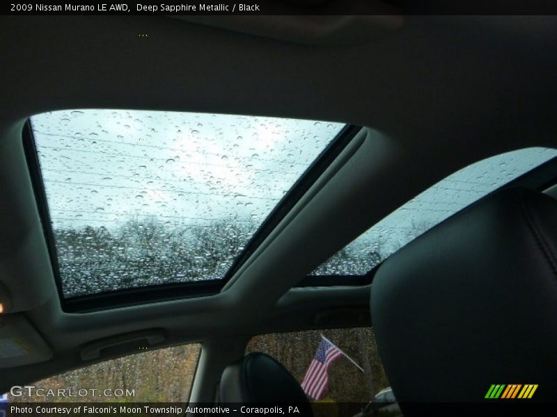 Deep Sapphire Metallic / Black 2009 Nissan Murano LE AWD