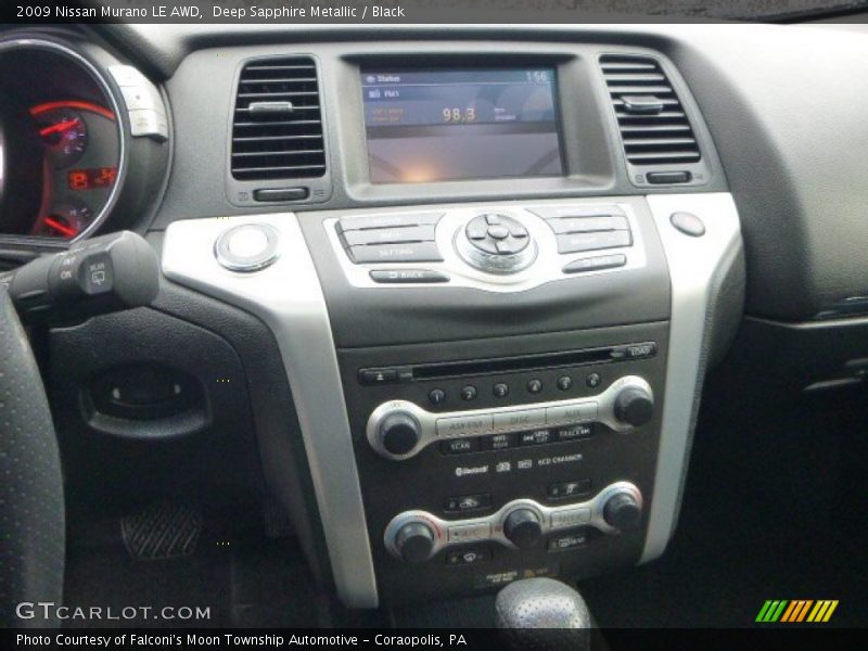 Deep Sapphire Metallic / Black 2009 Nissan Murano LE AWD