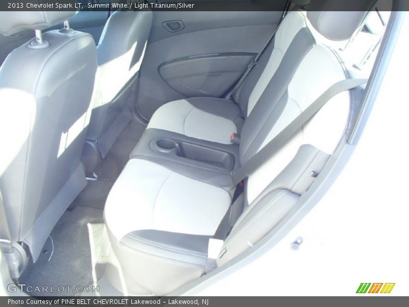Summit White / Light Titanium/Silver 2013 Chevrolet Spark LT