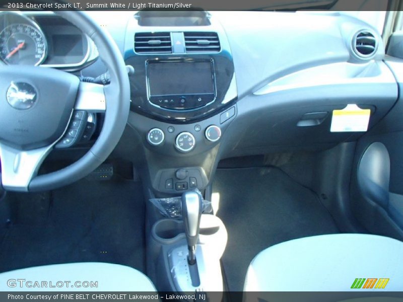 Summit White / Light Titanium/Silver 2013 Chevrolet Spark LT