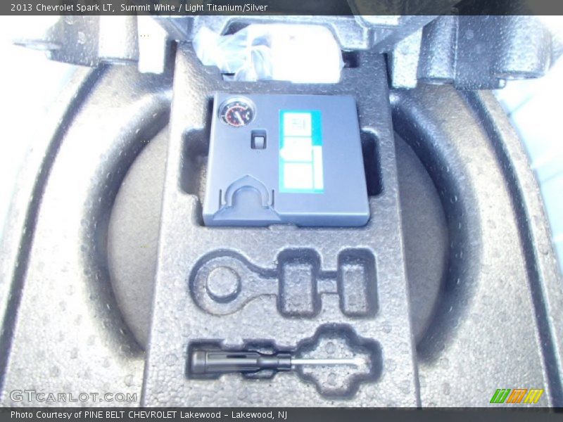 Summit White / Light Titanium/Silver 2013 Chevrolet Spark LT