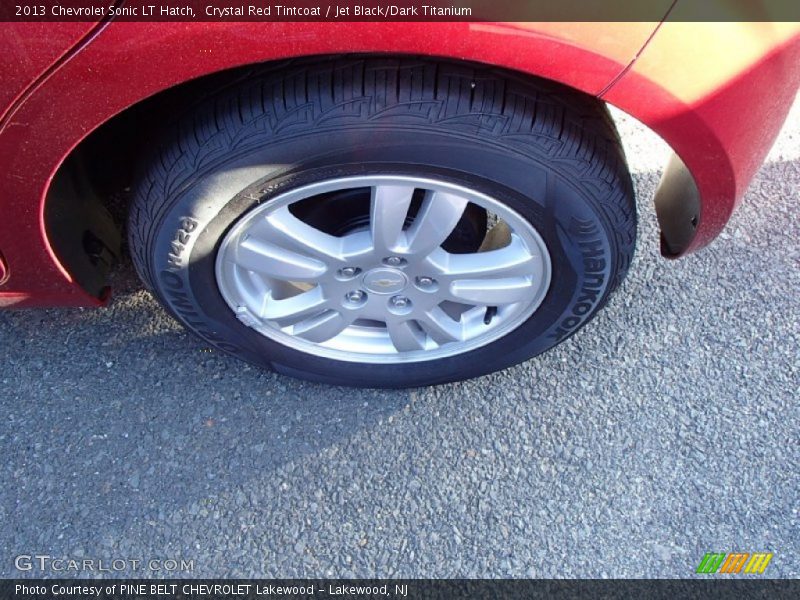 Crystal Red Tintcoat / Jet Black/Dark Titanium 2013 Chevrolet Sonic LT Hatch