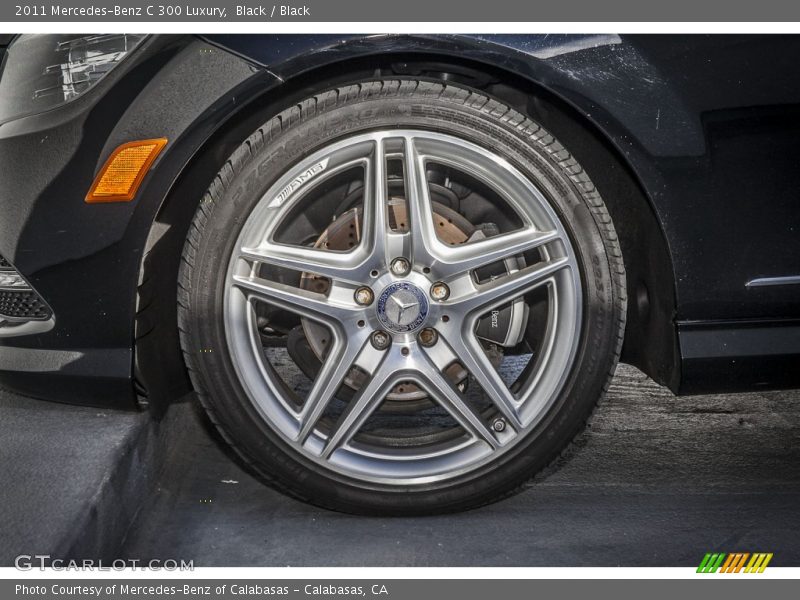 Black / Black 2011 Mercedes-Benz C 300 Luxury