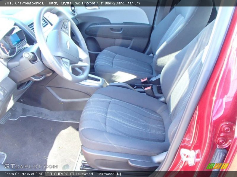 Crystal Red Tintcoat / Jet Black/Dark Titanium 2013 Chevrolet Sonic LT Hatch