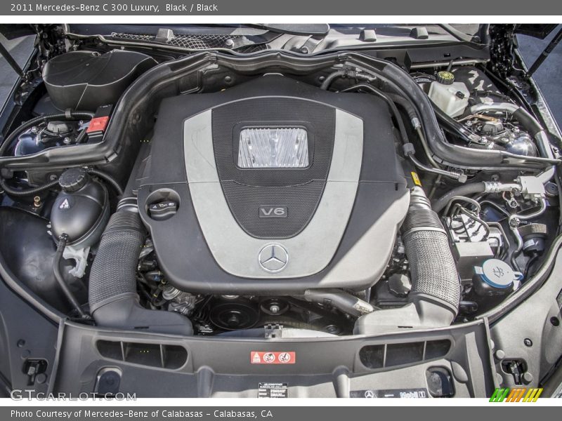 Black / Black 2011 Mercedes-Benz C 300 Luxury