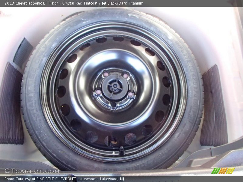 Crystal Red Tintcoat / Jet Black/Dark Titanium 2013 Chevrolet Sonic LT Hatch