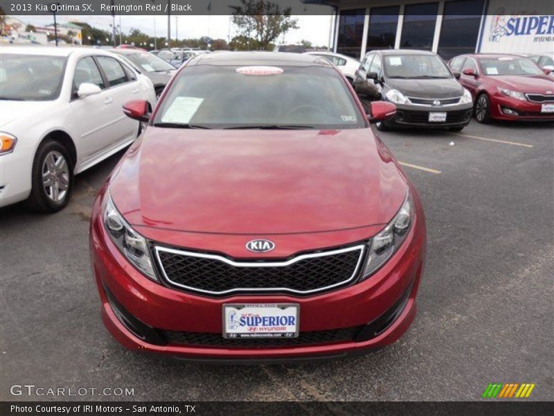 Remington Red / Black 2013 Kia Optima SX