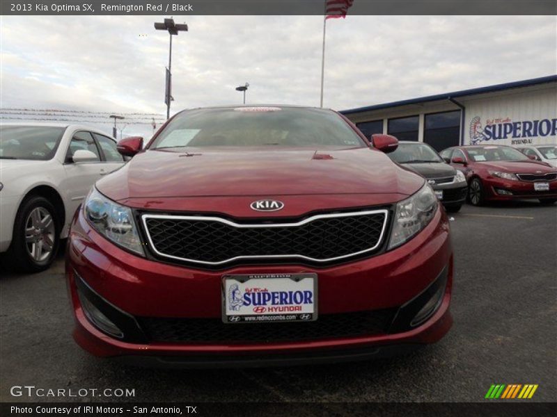 Remington Red / Black 2013 Kia Optima SX