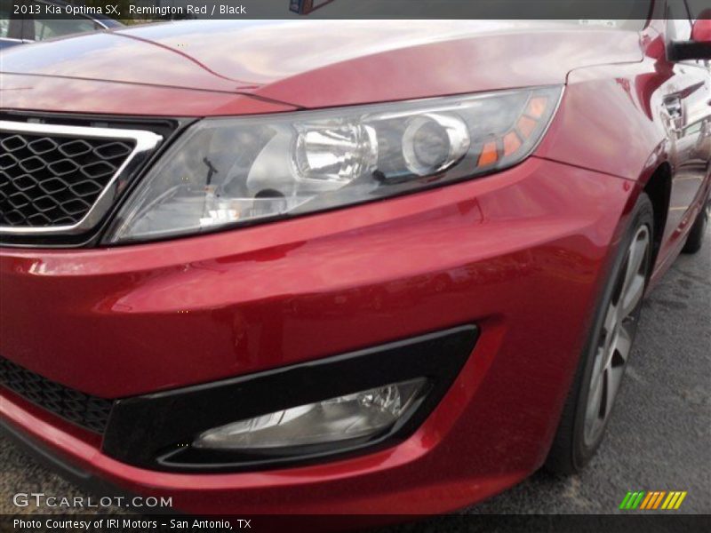 Remington Red / Black 2013 Kia Optima SX