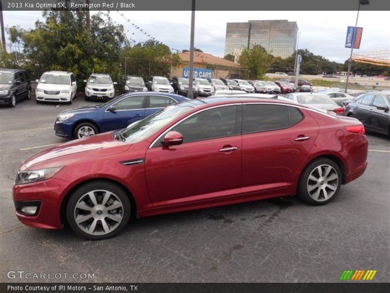 Remington Red / Black 2013 Kia Optima SX