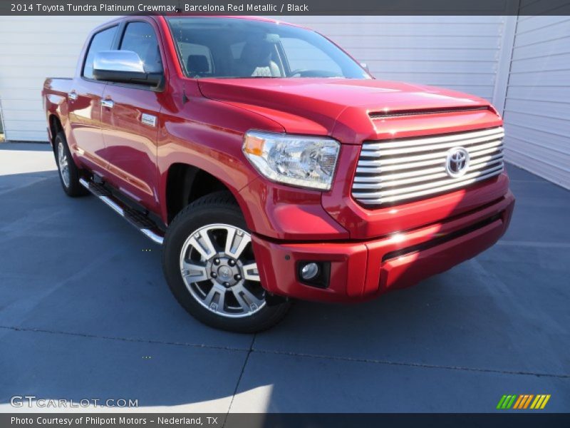 Barcelona Red Metallic / Black 2014 Toyota Tundra Platinum Crewmax