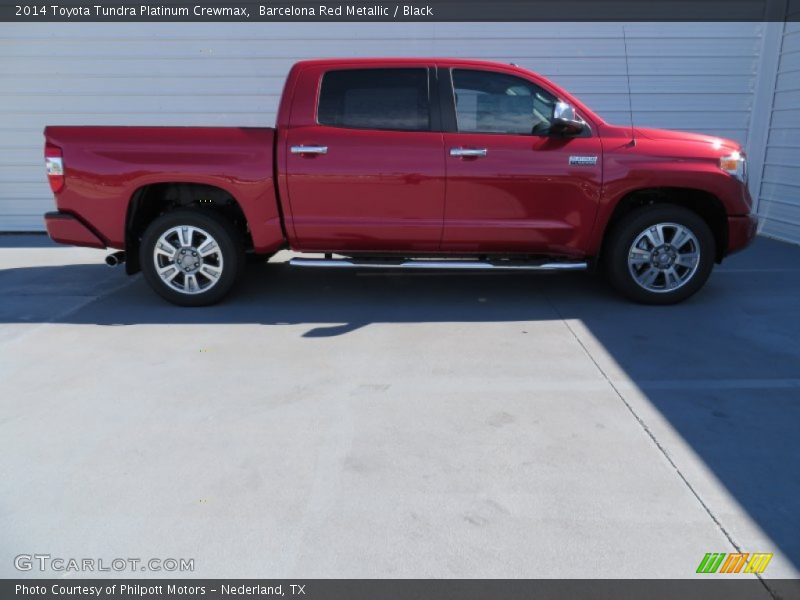 Barcelona Red Metallic / Black 2014 Toyota Tundra Platinum Crewmax