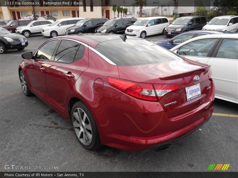 Remington Red / Black 2013 Kia Optima SX