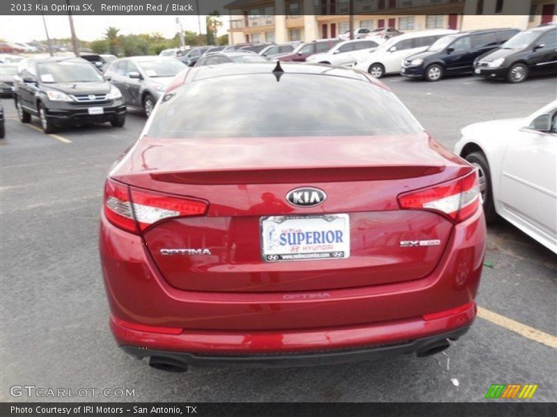 Remington Red / Black 2013 Kia Optima SX